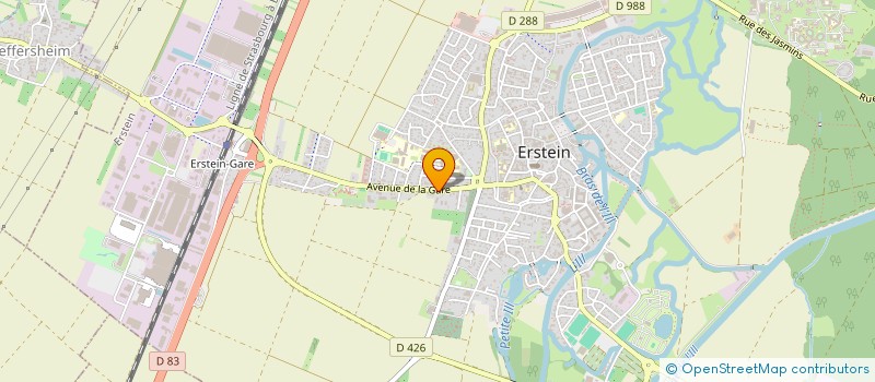 localisation de l'entreprise CABINET DENTAIRE DR CAMILLE MULLER-TRITSCHLER  ERSTEIN