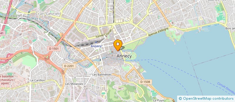 localisation de l'entreprise CABINET DENTAIRE DR INES MEISELS à ANNECY