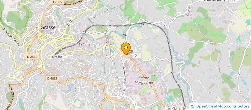 localisation de l'entreprise CABINET DENTAIRE DR PARAU CATALIN  GRASSE