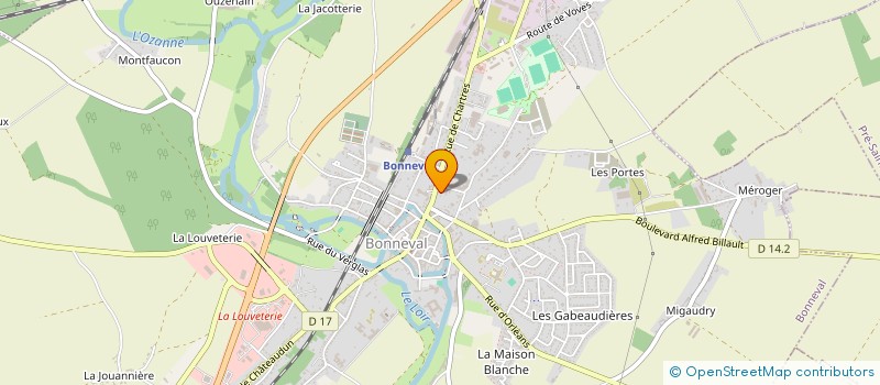 localisation de l'entreprise CABINET DENTAIRE DU 68 RUE DE CHARTRES à BONNEVAL