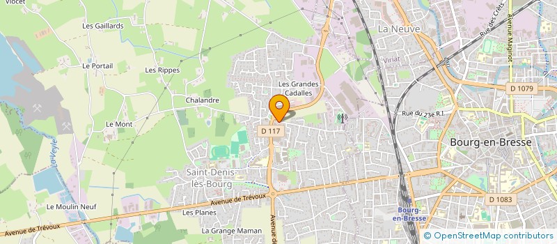 localisation de l'entreprise CABINET DENTAIRE DU 917 à SAINT-DENIS-LES-BOURG