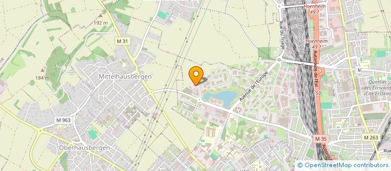 localisation de l'entreprise CABINET DENTAIRE DU DOCTEUR ARNAUD STEINBERGER  SCHILTIGHEIM