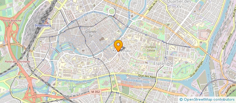 localisation de l'entreprise CABINET DENTAIRE DU DOCTEUR CYRIL THIVAT à STRASBOURG