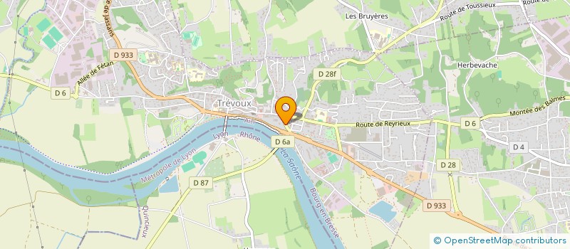 localisation de l'entreprise CABINET DENTAIRE DU DOCTEUR FRANCOIS à TREVOUX