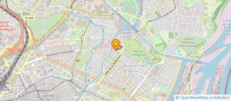 localisation de l'entreprise CABINET DENTAIRE DU DOCTEUR FREDERIC KULUS à STRASBOURG