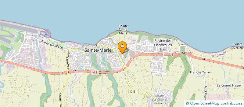 localisation de l'entreprise CABINET DENTAIRE DU DOCTEUR GUENAELLE NUMA  SAINTE-MARIE