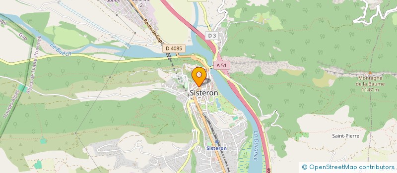 localisation de l'entreprise CABINET DENTAIRE DU DOCTEUR OLIVIER MIQUELIS à SISTERON