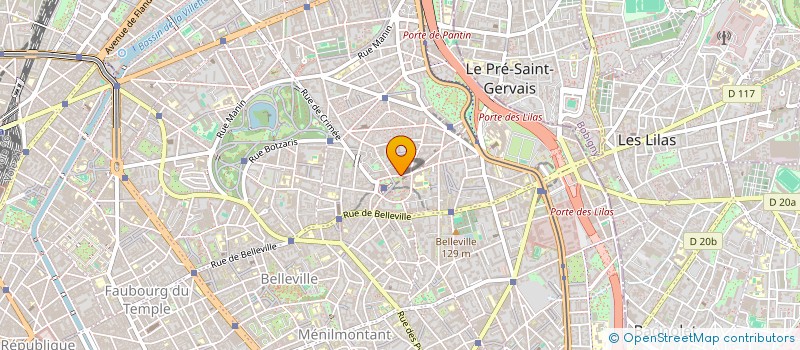 localisation de l'entreprise CABINET DENTAIRE DU DOCTEUR PATRICIA KHALIFA-RAKOTOARISON  PARIS