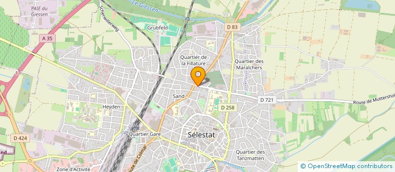 localisation de l'entreprise CABINET DENTAIRE DU DOCTEUR SALOMON à SELESTAT