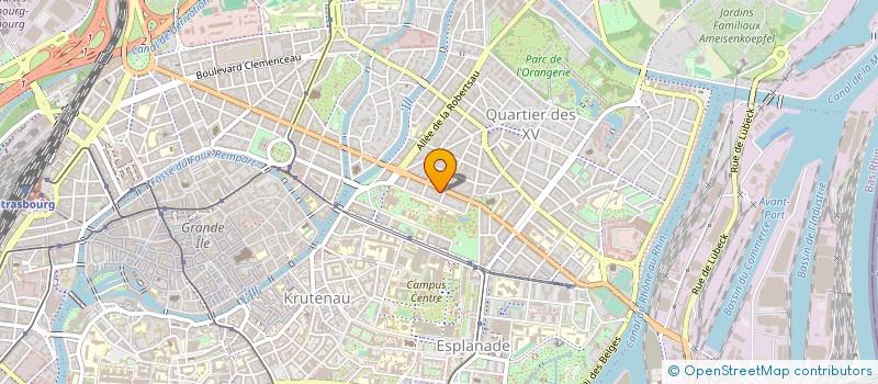 localisation de l'entreprise CABINET DENTAIRE DU DR PIERRE KELLER à STRASBOURG