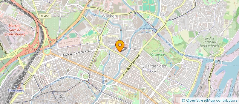 localisation de l'entreprise CABINET DENTAIRE DU PARC à STRASBOURG