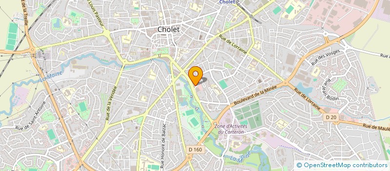 localisation de l'entreprise CABINET DENTAIRE DU PARC à CHOLET