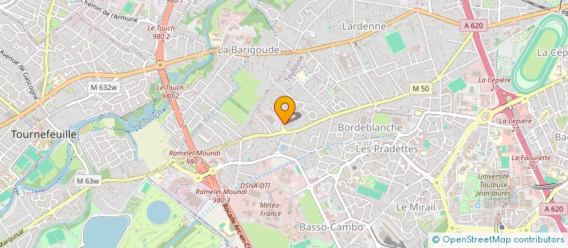 localisation de l'entreprise CABINET DENTAIRE DU RAMELET MOUNDI à TOULOUSE