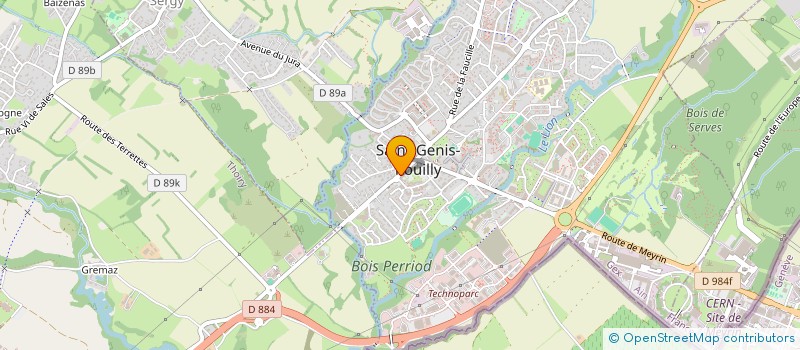 localisation de l'entreprise CABINET DENTAIRE EPURE à SAINT-GENIS-POUILLY