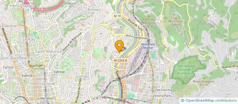 localisation de l'entreprise CABINET DENTAIRE ERIC ZERATHE à NICE