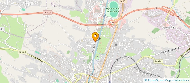 localisation de l'entreprise CABINET DENTAIRE ESC LUBESPERE  AUCH