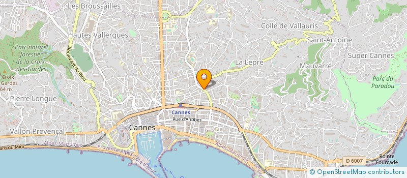 localisation de l'entreprise CABINET DENTAIRE FLO DEMES à CANNES