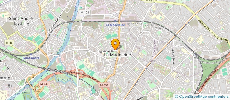 localisation de l'entreprise CABINET DENTAIRE FRANCOIS SAELENS à LA MADELEINE