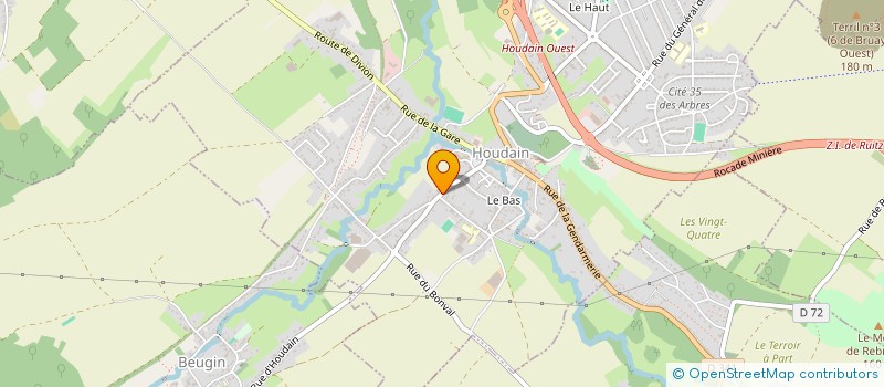 localisation de l'entreprise CABINET DENTAIRE HOUDINOIS à HOUDAIN