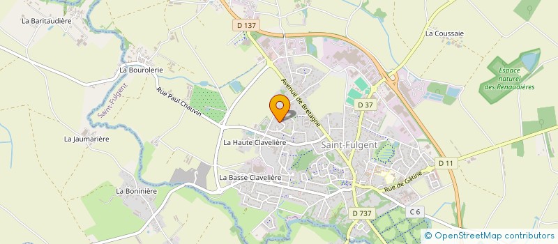 localisation de l'entreprise CABINET DENTAIRE JEAN MARQUET  CHAVAGNES-EN-PAILLERS