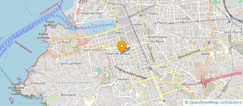 localisation de l'entreprise CABINET DENTAIRE KRIEF à MARSEILLE