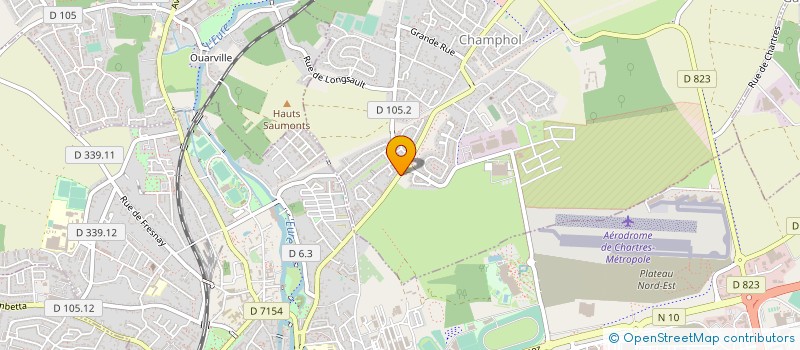 localisation de l'entreprise CABINET DENTAIRE LABAN ET TISON à CHAMPHOL