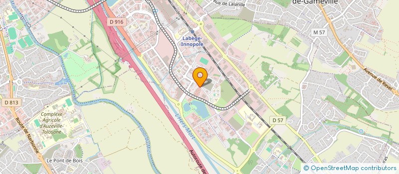 localisation de l'entreprise CABINET DENTAIRE LABEGE ENOVA  LABEGE