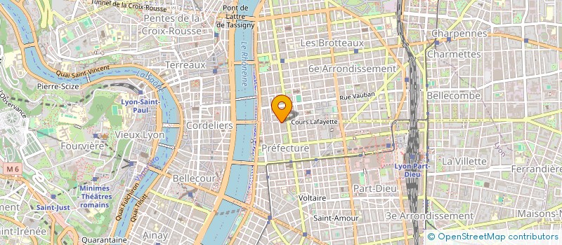 localisation de l'entreprise CABINET DENTAIRE LAFAYETTE PREFECTURE  LYON