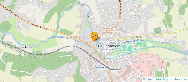 localisation de l'entreprise CABINET DENTAIRE LANTIGNER à COULOMMIERS