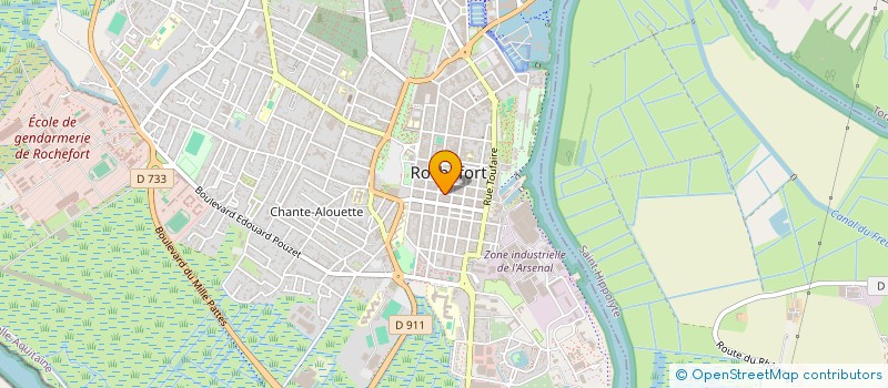 localisation de l'entreprise CABINET DENTAIRE LAPASSERIE ET LE LAY  ROCHEFORT