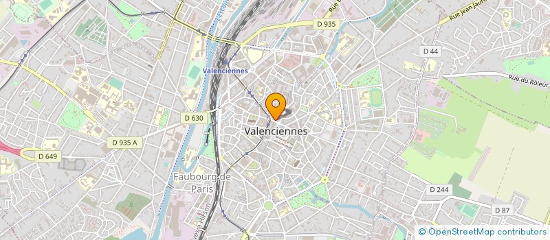 localisation de l'entreprise CABINET DENTAIRE LAURENT DUTTO à VALENCIENNES