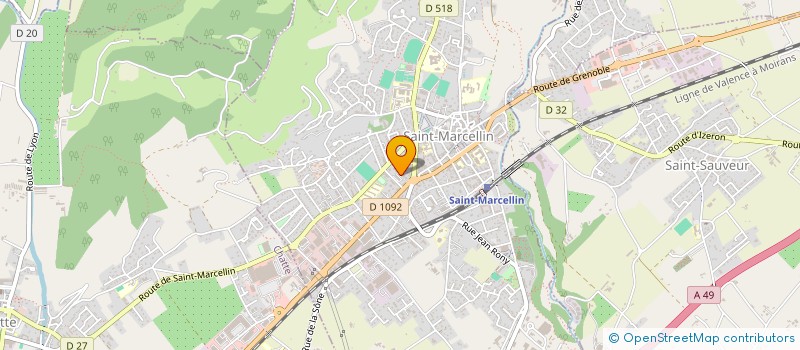 localisation de l'entreprise CABINET DENTAIRE LES ANTILLES à SAINT-MARCELLIN