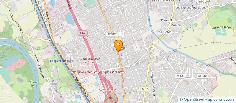 localisation de l'entreprise CABINET DENTAIRE LO JEAN ET LAUDETTE J J à TOULOUSE