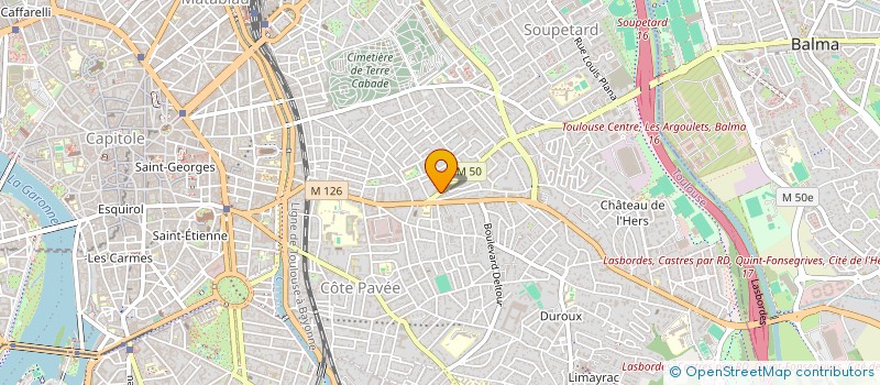 localisation de l'entreprise CABINET DENTAIRE LUMBROSO  TOULOUSE