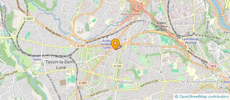 localisation de l'entreprise CABINET DENTAIRE MONT D'OUEST  DARDILLY