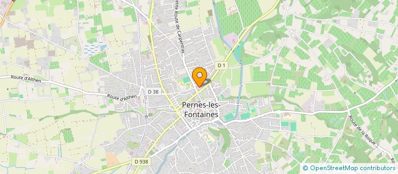 localisation de l'entreprise CABINET DENTAIRE ODONTIS  PERNES-LES-FONTAINES