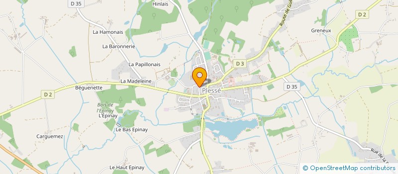 localisation de l'entreprise CABINET DENTAIRE PARADIS  PLESSE