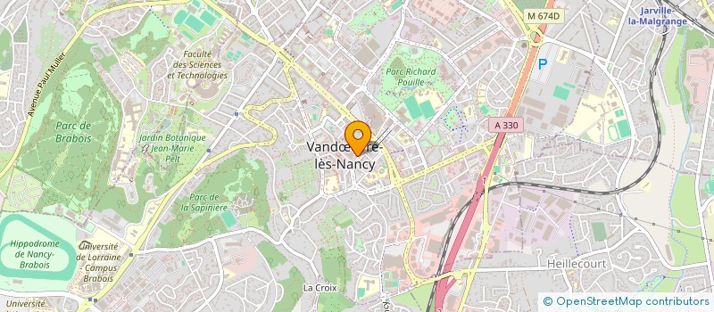 localisation de l'entreprise CABINET DENTAIRE POTT-ROLLET à VANDŒUVRE-LES-NANCY