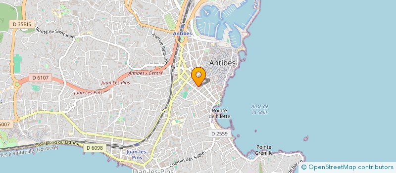 localisation de l'entreprise CABINET DENTAIRE RENAUD PETITBOIS à ANTIBES