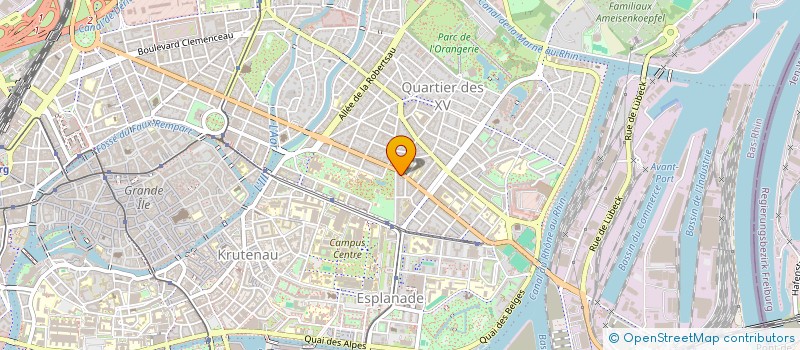 localisation de l'entreprise CABINET DENTAIRE ROTHLEY KEMPF à STRASBOURG