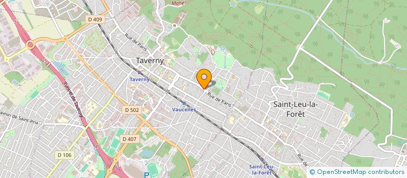 localisation de l'entreprise CABINET DENTAIRE SAINT-LEU à TAVERNY