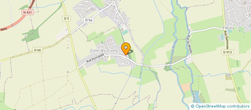 localisation de l'entreprise CABINET DENTAIRE SAINT VINCENT  COIN-LES-CUVRY