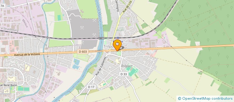 localisation de l'entreprise CABINET DENTAIRE TRAN MAI LAN  TRILPORT