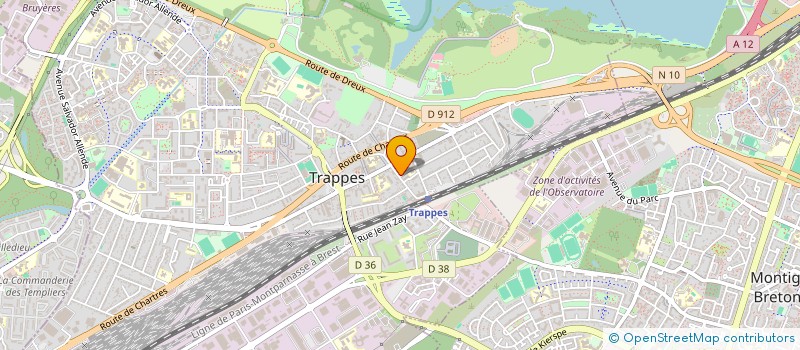 localisation de l'entreprise CABINET DENTAIRE TRAPPES VIEILLE VILLE à TRAPPES