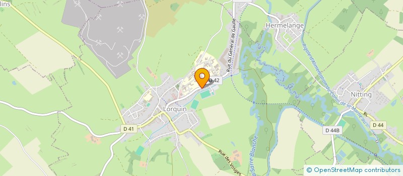 localisation de l'entreprise CABINET DENTAIRE VENIER & ASSOCIES  LORQUIN