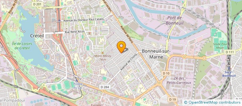 localisation de l'entreprise CABINET DENTAIRE VERDUN  LIMEIL-BREVANNES