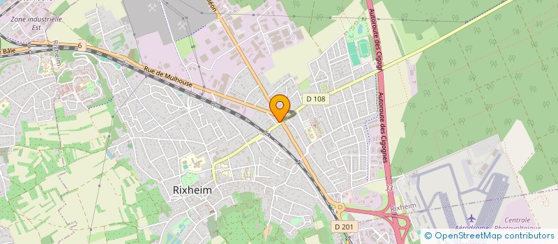 localisation de l'entreprise CABINET DENTAIRE WETZIG  RIXHEIM