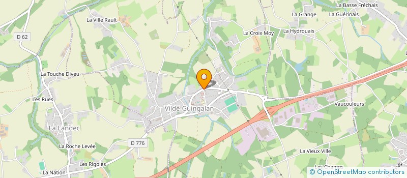 localisation de l'entreprise CABINET DENTAIRES DES TEMPLIERS  VILDE-GUINGALAN