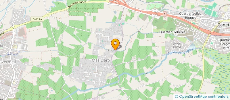 localisation de l'entreprise CABINET DENTELLE  PERPIGNAN