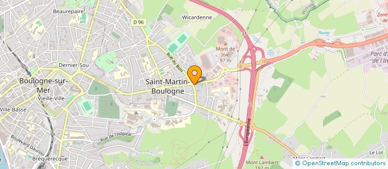 localisation de l'entreprise CABINET DENYS FABRITIUS à SAINT-MARTIN-BOULOGNE